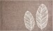Badematte >DUETTO< in taupe, 100% Polyacryl SUPERSOFT - 120x70x2cm (LxBxH)