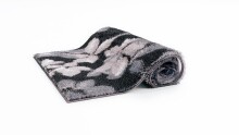 Badematte >UMBRIA< in schwarz, 100% Polyacryl SUPERSOFT - 120x70x1,8cm (LxBxH)