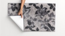 Badematte >UMBRIA< in taupe, 100% Polyacryl SUPERSOFT - 120x70x1,8cm (LxBxH)