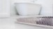 Badematte >UMBRIA< in taupe, 100% Polyacryl SUPERSOFT - 120x70x1,8cm (LxBxH)