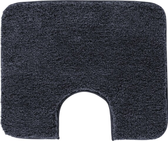 Badematte >MELANGE< in granit, 100% Polyacryl ULTRASOFT - 60x50x2,7cm (LxBxH)