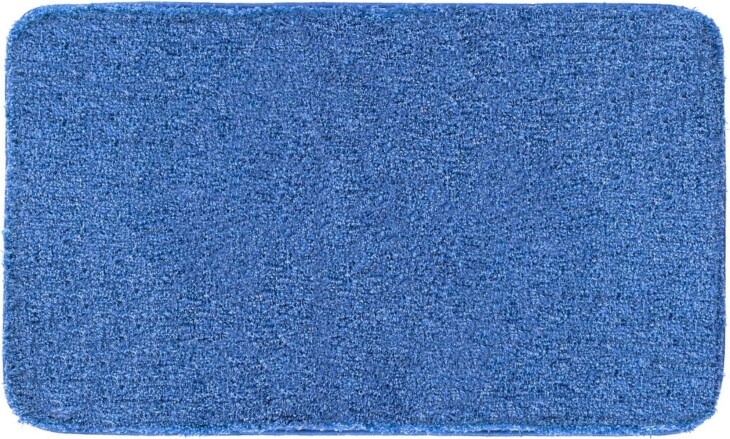 Badematte >MELANGE< in jeansblau, 100% Polyacryl ULTRASOFT - 100x60x2,7 (LxBxH)