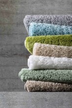 Badematte >MELANGE< in champagner, 100% Polyacryl ULTRASOFT - 100x60x2,7 (LxBxH)
