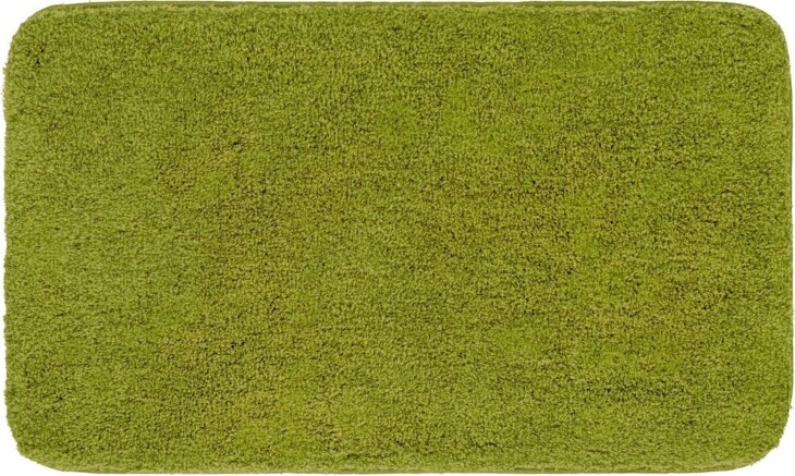 Badematte >MELANGE< in kiwigrün, 100% Polyacryl ULTRASOFT - 140x80x2,7cm (LxBxH)