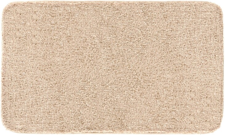 Badematte >MELANGE< in beige, 100% Polyacryl ULTRASOFT - 140x80x2,7cm (LxBxH)