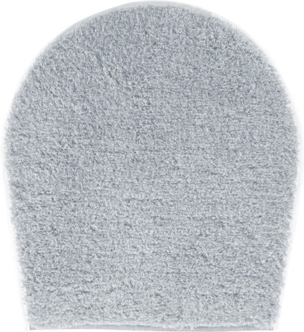 Badematte >MELANGE< in silber, 100% Polyacryl ULTRASOFT - 50x47x2,7cm (LxBxH)
