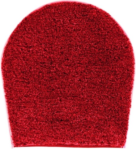Badematte >MELANGE< in rubin, 100% Polyacryl ULTRASOFT - 50x47x2,7cm (LxBxH)