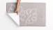 Badematte >LEVANA< in beige, 100% Polyacryl SUPERSOFT - 60x50x1,8cm (LxBxH)