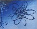Badematte >LUSIA< in blue, 100% Polyacryl SUPERSOFT - 60x50x1,8cm (LxBxH)