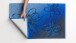 Badematte >LUSIA< in blue, 100% Polyacryl SUPERSOFT - 60x50x1,8cm (LxBxH)