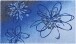 Badematte >LUSIA< in blue, 100% Polyacryl SUPERSOFT - 100x60x1,8cm (LxBxH)