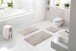 Badematte >MOLENA< in cappuccino, 100% Polyester MAGICSOFT - 60x50x2,8cm (LxBxH)
