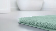 Badematte >MOLENA< in salbei, 100% Polyester MAGICSOFT - 60x50x2,8cm (LxBxH)