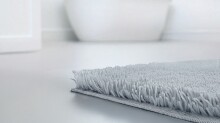 Badematte >MOLENA< in grau, 100% Polyester MAGICSOFT - 100x60x2,8cm (LxBxH)