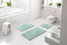 Badematte >MOLENA< in salbei, 100% Polyester MAGICSOFT - 100x60x2,8cm (LxBxH)