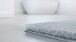 Badematte >MOLENA< in grau, 100% Polyester MAGICSOFT - 120x70x2,8cm (LxBxH)