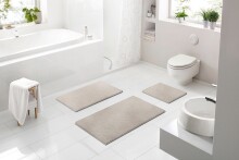 Badematte >MOLENA< in cappuccino, 100% Polyester MAGICSOFT - 120x70x2,8 (LxBxH)