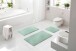 Badematte >MOLENA< in salbei, 100% Polyester MAGICSOFT - 120x70x2,8cm (LxBxH)