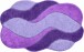 Badematte >CARMEN< in flieder, 100% Polyacryl ULTRASOFT - 140x80x2,4cm (LxBxH)