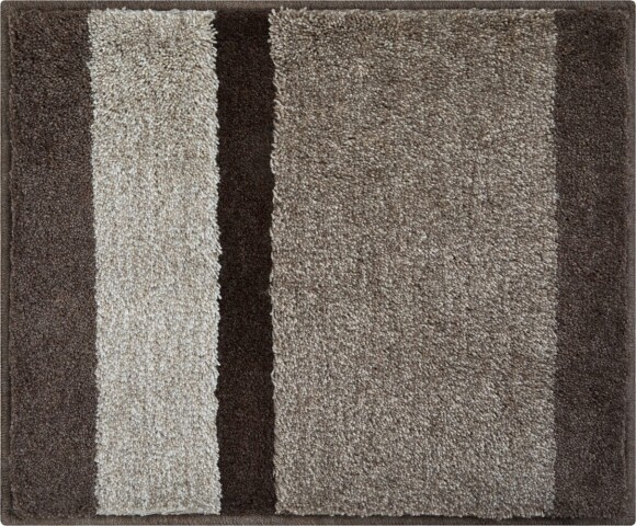 Badematte >ROOM< in taupe, 100% Polyacryl SUPERSOFT - 60x50x2,4cm (LxBxH)