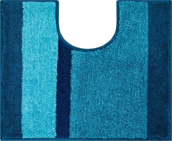 Badematte >ROOM< in türkis, 100% Polyacryl SUPERSOFT - 60x50x2,4cm (LxBxH)