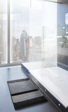 Badematte >ROOM< in anthrazit, 100% Polyacryl SUPERSOFT - 100x60x2,4cm (LxBxH)