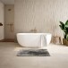 Badematte >ELYSIA< in anthrazit, 100% Polyester MAGICSOFT - 60x50x2,5cm (LxBxH)