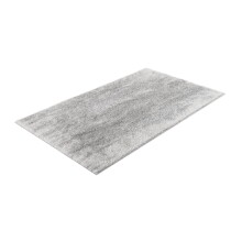 Badematte >ELYSIA< in silber, 100% Polyester MAGICSOFT - 120x70x2,5cm (LxBxH)