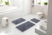 Badematte >FERYA< in anthrazit, 100% Polyester MAGICSOFT - 100x60x1,8cm (LxBxH)