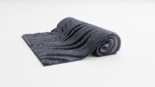 Badematte >FERYA< in anthrazit, 100% Polyester MAGICSOFT - 120x70x1,8cm (LxBxH)