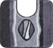 Badematte >JEWEL< in anthrazit, 100% Polyacryl ULTRASOFT - 55x50x2,4cm (LxBxH)