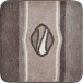 Badematte >JEWEL< in taupe, 100% Polyacryl ULTRASOFT - 60x60x2,4cm (LxBxH)