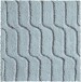 Badematte >VOGUE< in salbei, 100% Baumwolle - 60x60x2,4cm (LxBxH)