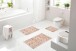 Badematte >LEONIE< in terracotta - 90x60x1,5 (LxBxH)
