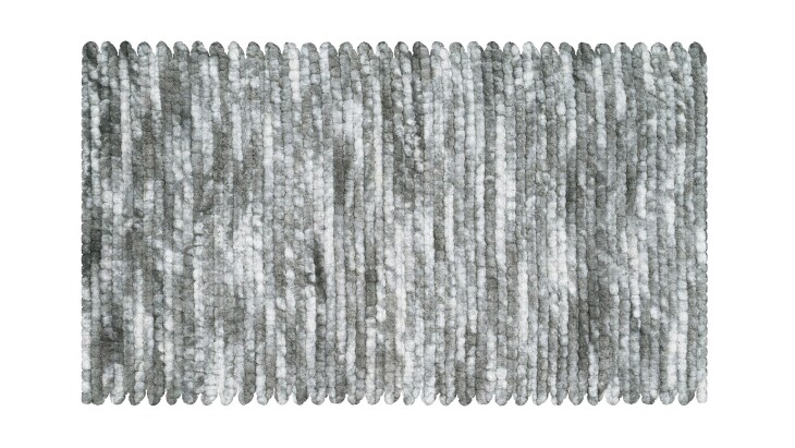 Badematte >LEONIE< in anthrazit - 115x65x1,5 (LxBxH)