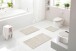 Badematte >LEONIE< in beige - 115x65x1,5 (LxBxH)
