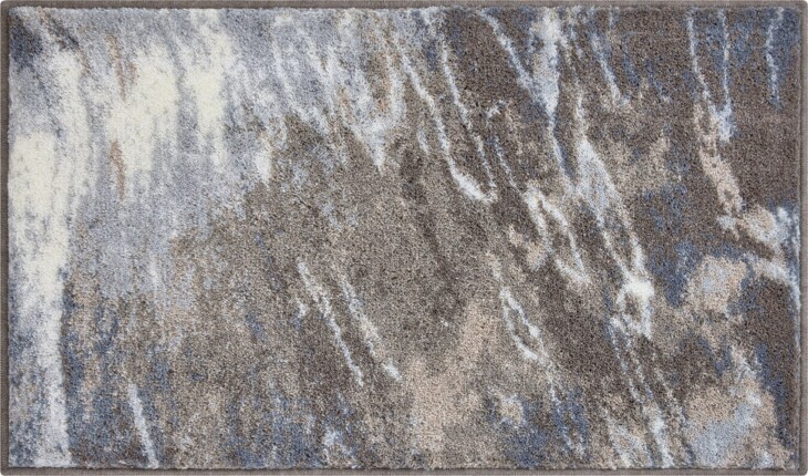 Badematte >MAGMA< in taupe, 100% Polyacryl - 120x70x2cm (LxBxH)