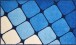 Badematte >SHANGA< in blau, 100% Polyacryl SUPERSOFT - 100x60x2cm (LxBxH)