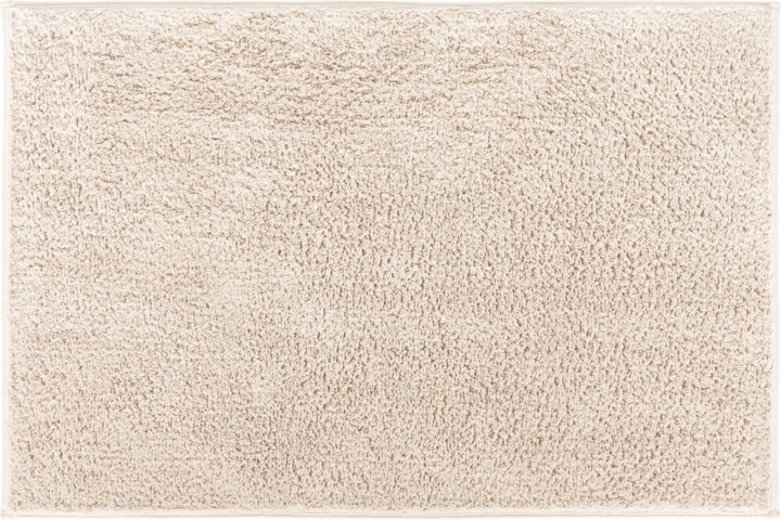 Badematte >MARLA< in natur, 100% Baumwolle - 90x60x1,7cm (LxBxH)