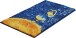 Badematte >PLANETS< in dark blue, 100% Polyacryl SUPERSOFT - 140x80x1,7 (LxBxH)