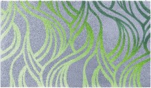 Badematte >MAYRA< in green, 100% Polyacryl...