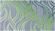 Badematte >MAYRA< in green, 100% Polyacryl...