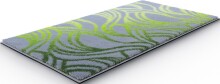 Badematte >MAYRA< in green, 100% Polyacryl SUPERSOFT - 120x70x1,8cm (LxBxH)