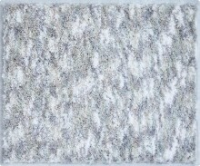 Badematte >MIRAGE< in silber, 100% Polyester...