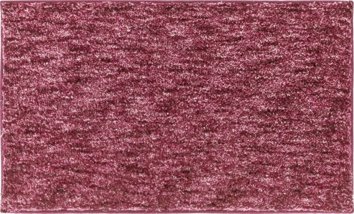Badematte >MIRAGE< in rubin, 100% Polyester POWERSOFT - 100x60x2,7cm (LxBxH)