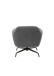 Drehsessel >Tajo< Loungesessel 360° drehbar, anthrazit - 75x70x74cm (BxHxT)