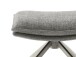 Drehsessel >PARKER< 360° drehbar, Loungesessel inkl. Hocker anthrazit - 76x83x79cm (BxHxT)