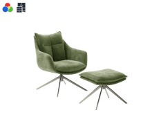 Drehsessel >PARKER< 360° drehbar, Loungesessel...