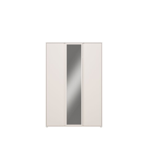 Drehtürenschrank >LISSON< in Sand - 129,5x193,7x60,2cm (BxHxT)