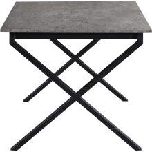 Esstisch >Istanbul< in Beton Dekor grau, MDF - 120x76x80cm (BxHxT)
